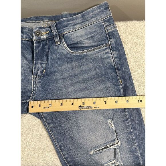 Blank NYC Womens Size 25 Boyfriend Distressed Blue Jeans Stretch Flavor Savor‎ - Picture 14 of 16